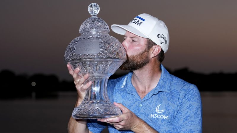 After winning his first PGA Tour in 8 years, Chris Kirk is interviewed by CNN.