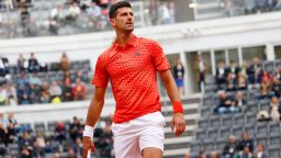 Holger Rune defeats Novak Djokovic in a quarterfinal match at the Italian Open, despite the rainy conditions. This news was reported by CNN.