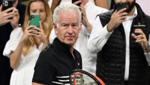 John McEnroe, a tennis analyst for ESPN, will not be able to cover some of the US Open due to testing positive for Covid-19.