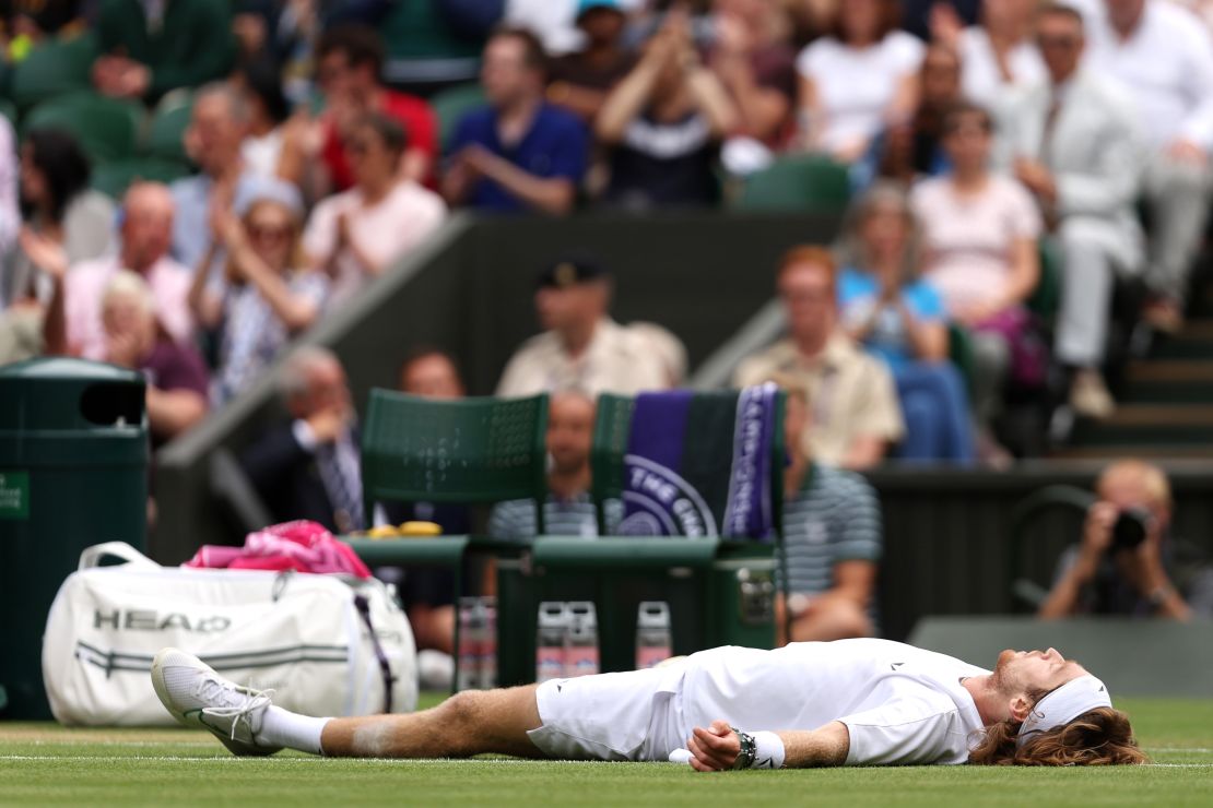 Novak Djokovic fought hard to defeat Andrey Rublev and secure a spot in the semifinals at Wimbledon.