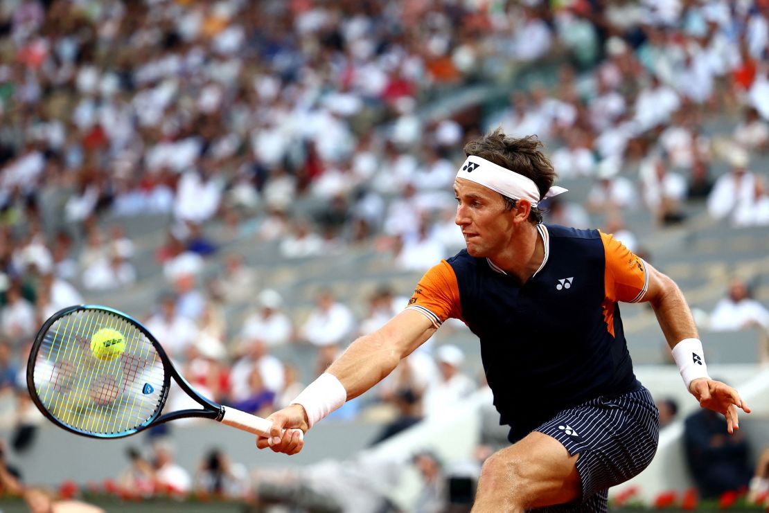 Casper Ruud was defeated by Nadal in last year's French Open final.