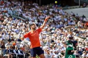 Novak Djokovic is on the brink of winning his 23rd grand slam title as he prepares to take on Casper Ruud in the men's final at the French Open. This opportunity is monumental and could make him a record holder. He will be facing Casper Ruud in the final match of the tournament, which is being covered by CNN.