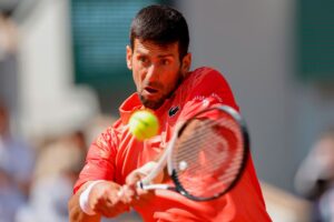 Novak Djokovic kicked off his French Open journey with a victory, matching Roger Federer's record.