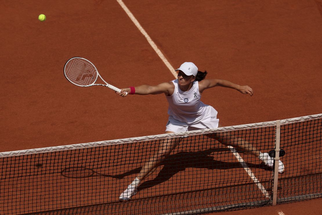 Swiatek remains on course to successfully defend her French Open title.