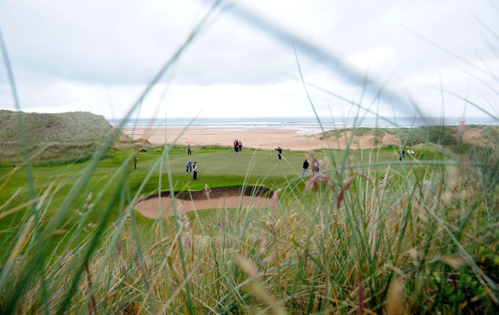 <strong>Trump International: </strong>Controversy has dogged Donald Trump's new course north of Aberdeen since day one -- with environmental concerns chief among the criticism -- but when it opened in 2012 it was clear that from a golfing point of view it was a new gem. Winding through towering dunes and sunken valleys with tantalizing snapshots of the sea, the course offers the full Scottish links experience, with American hospitality thrown in.