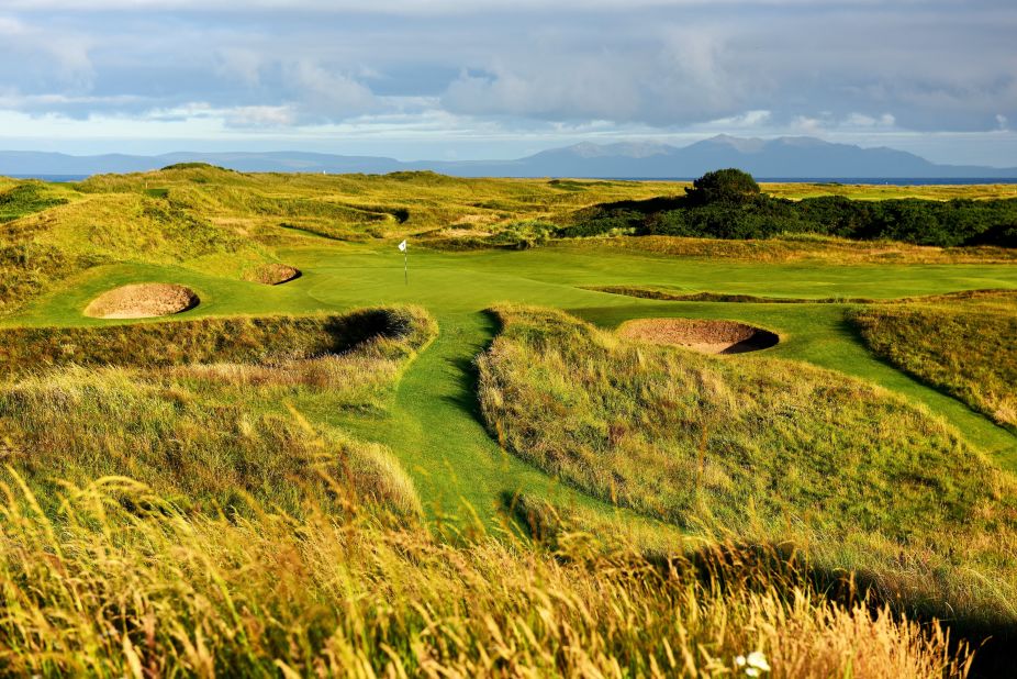 <strong>Royal Troon:</strong> The course is famed for its devilish par-three eighth hole, dubbed the "Postage Stamp." It's only 123 yards long but provides a stiff test in the wind, with deep bunkers and a thin green.