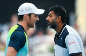 At 43 years old, Rohan Bopanna of India is close to achieving the top spot in men's doubles.