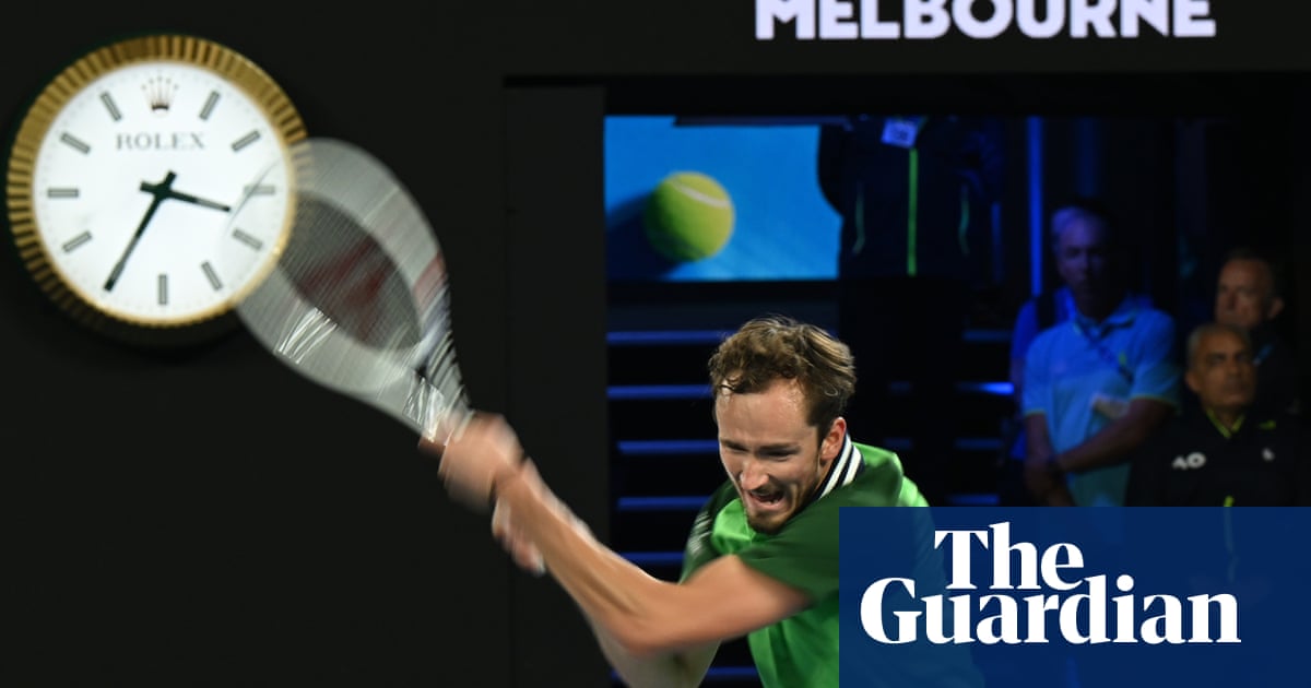 At the Australian Open, Daniil Medvedev defeats Emil Ruusuvuori in a challenging match that ended at 3:40am.