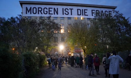 Famous techno club Berghain, housed in a former power station.