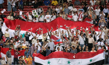 Iraq’s fans at the 2007 semi-final against South Korea