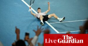 Jannik Sinner defeats Daniil Medvedev in the Australian Open men's singles final, according to live updates.