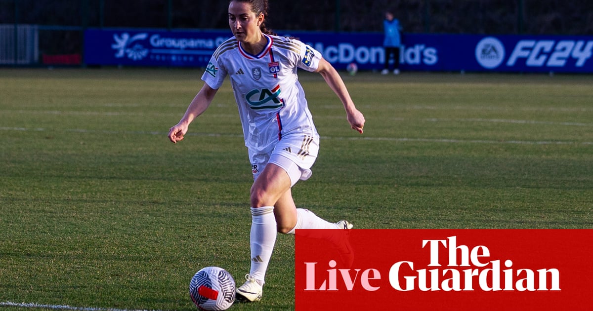 Live coverage of the Women's Champions League match between Lyon and Slavia Prague.