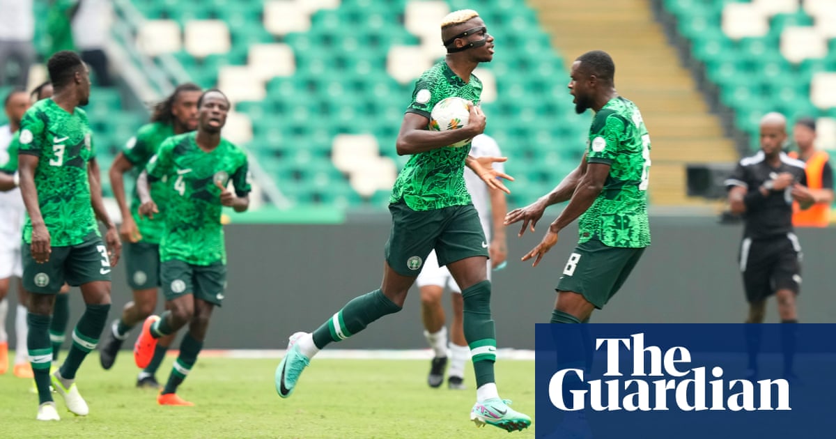 Nigeria draws with Equatorial Guinea as Victor Osimhen's performance has ups and downs.