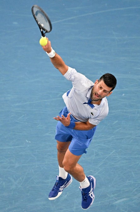 Novak Djokovic matched Roger Federer's record at the Australian Open with a comfortable victory over Adrian Mannarino.