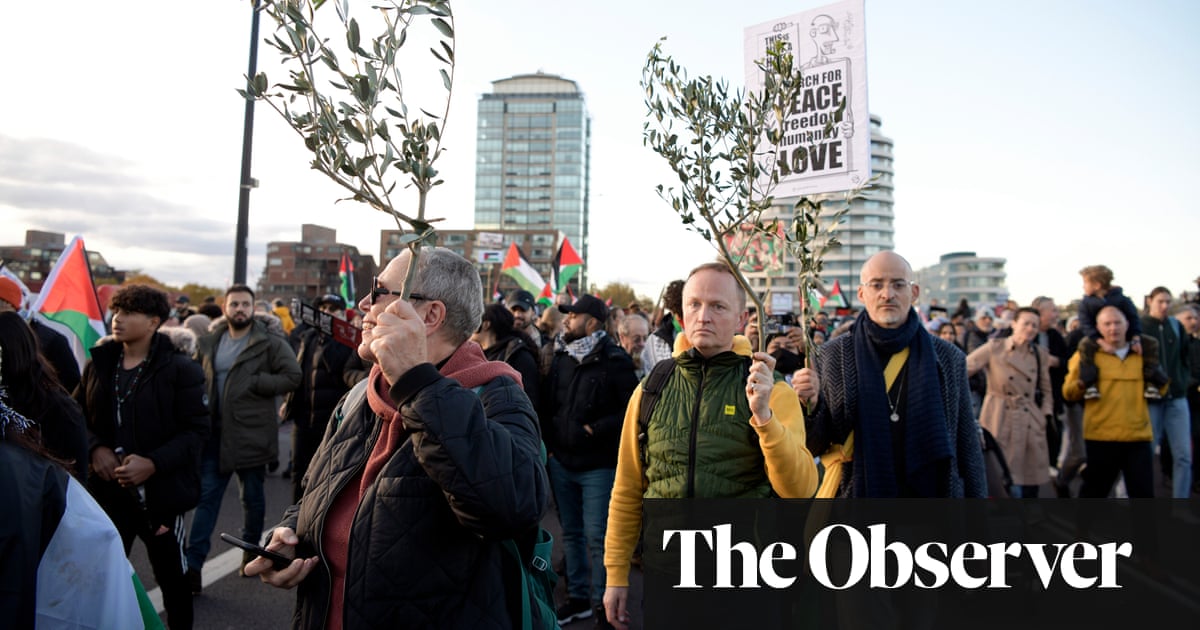 The peace march in London, titled 'All Faiths and None', seeks to alleviate tensions in Gaza.