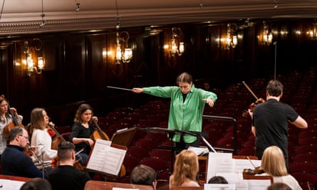 The greatest instrument humankind ever invented’ … Stasevska and the INSO-Lviv rehearsing in Warsaw.