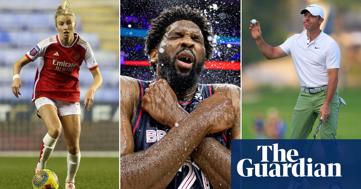 This week's sports quiz features Joel Embiid, Leah Williamson, and Rory McIlroy.