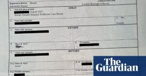 A contractor working for the Home Office has suspended employees who were responsible for defacing the word “Israel” on a birth certificate.