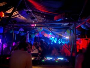 Cosmic Slop, a club night in Leeds, is known for its mix of disco, jazz, and techno, as well as its resistance to gentrification.