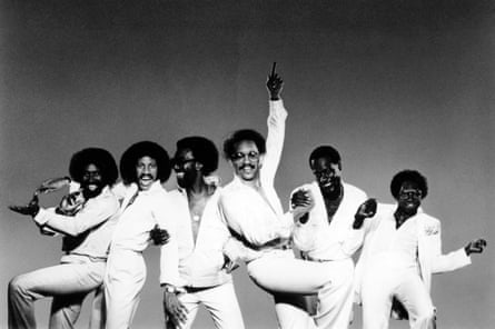 Commodores … Lionel Richie, second left.