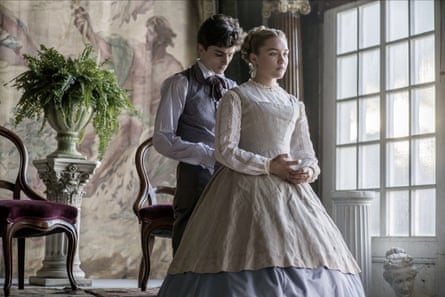 Timothée Chalamet and Florence Pugh in Greta Gerwig’s directorial debut, Little Women