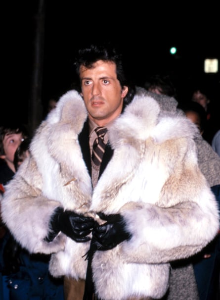 ‘The best thing I’ve ever seen’ … Sylvester Stallone in fur in the early 1980s.