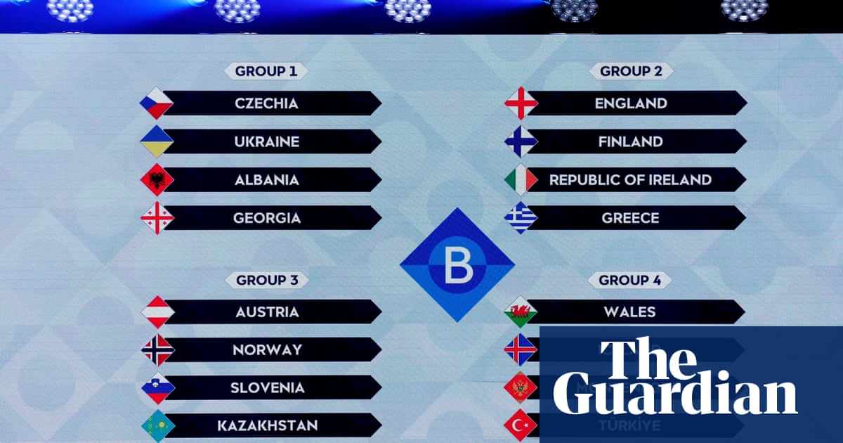 The draw for the Nations League has been announced, with England and the Republic of Ireland scheduled to face each other once more.