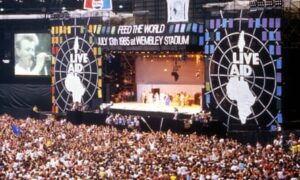 The organizer of Live Aid reveals plans for worldwide concerts to address the issue of climate change.