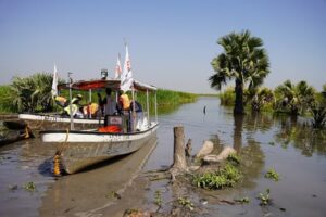 The outbreak of hepatitis E in South Sudan is being hindered by flooding, making containment efforts more difficult.