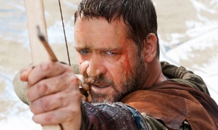 Why did Russell Crowe film Robin Hood for a month with two broken legs? The answer: his love for art.