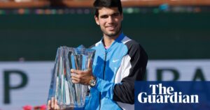 "Alcaraz defeats Medvedev to become the champion of Indian Wells in this video."