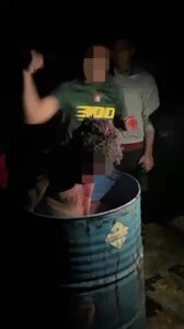 An indigenous man from West Papua was recorded being restrained and subjected to torture inside a barrel filled with water, reportedly by soldiers from Indonesia.