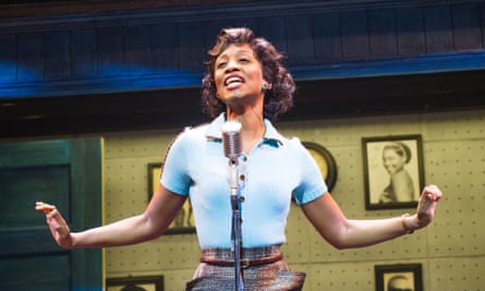 As Felicia Farrell in Memphis at the Shaftesbury Theatre in 2014.