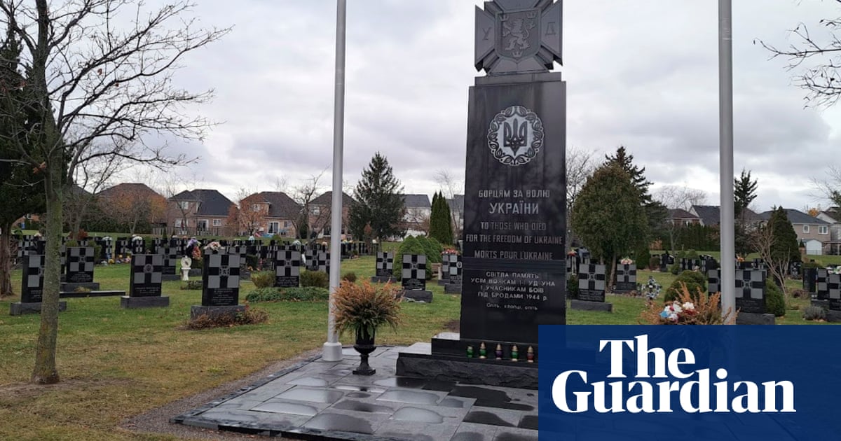 Canada memorial to Ukrainian soldiers in Nazi unit removed after protests