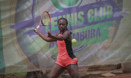 Sada Nahimana practising in Bujumbura last year