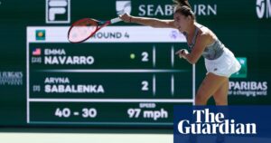 Navarro gets a remarkable point against Sabalenka in an astounding rally - video.