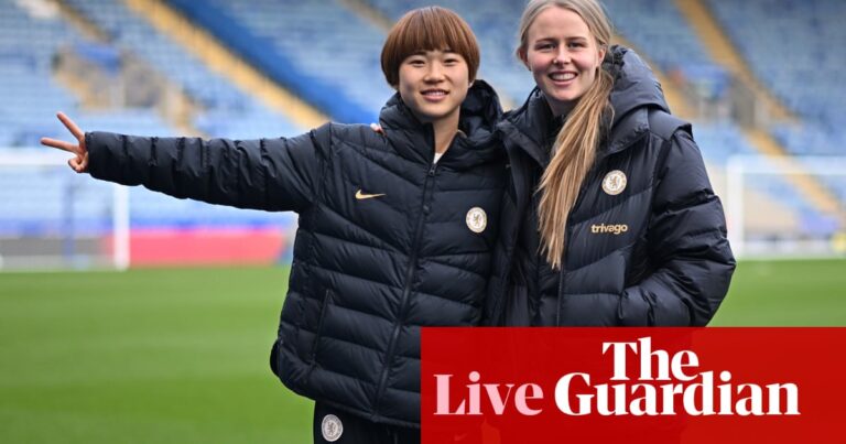The match between Leicester and Chelsea in the Women’s Super League is currently being played and can be watched live.