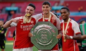 The outcome of the Premier League championship depends on the matchup at Etihad stadium and Arsenal has the advantage, according to Jonathan Wilson.