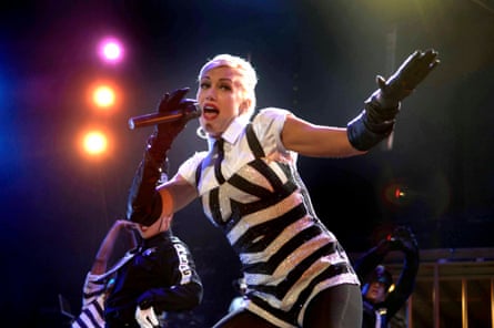 Stefani on stage in 2007.