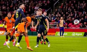 Wijnaldum and Weghorst both scored goals as the Netherlands easily defeated Scotland, who were unable to capitalize on their scoring opportunities.