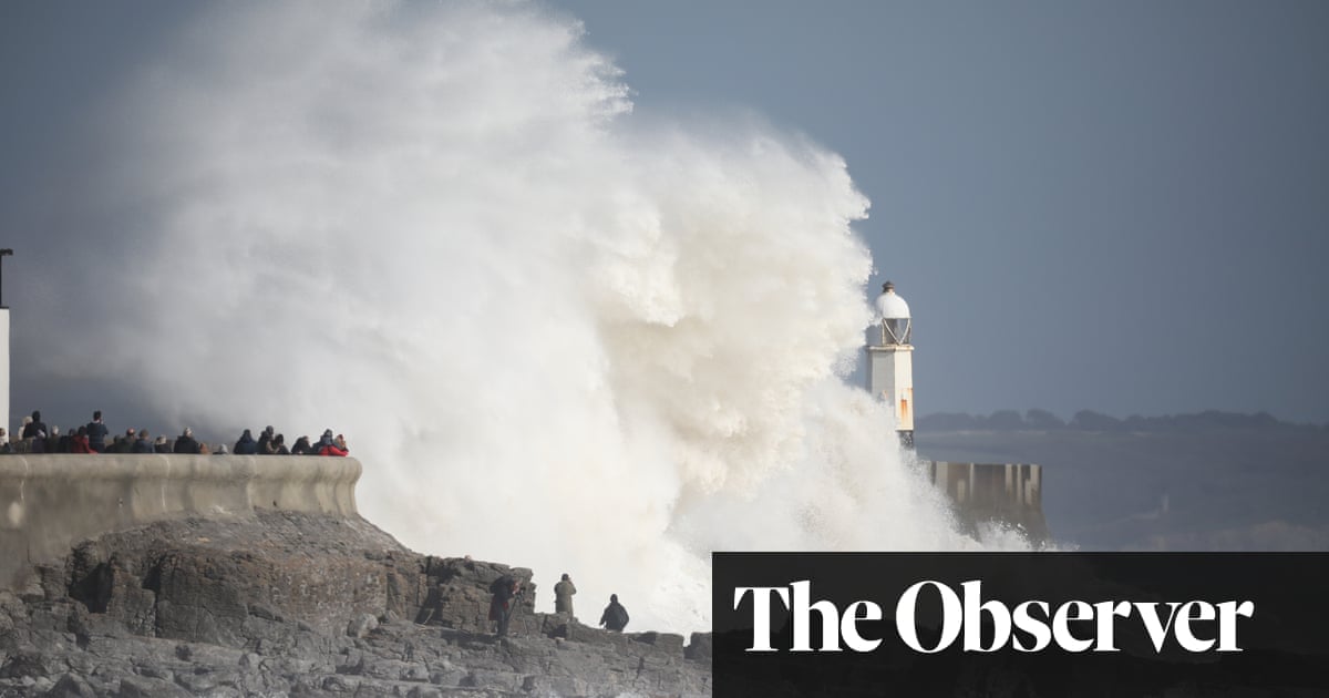 Dozens of flights cancelled as Storm Kathleen hits west of UK