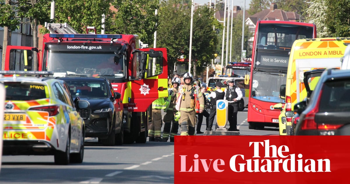 Hainault: man with sword arrested after members of public and police attacked – latest updates