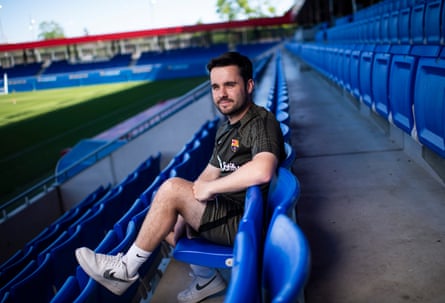 Barcelona women manager Jonatan Giráldez at stadium Johan Cruyff 08 May 2024.