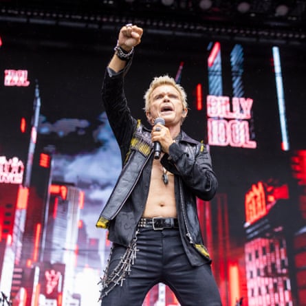 Billy Idol performing in 2024