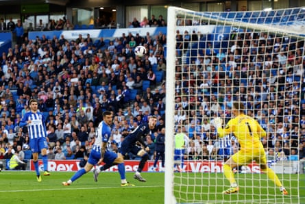 Chelsea boost European hopes with win at Brighton despite Reece James’ red