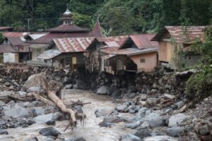 Dozens killed in cold lava mudslides on Indonesian island of Sumatra