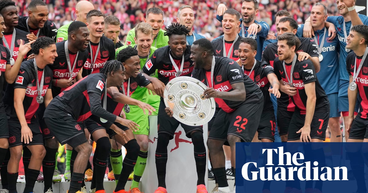 European football: Bayer Leverkusen complete unbeaten Bundesliga season