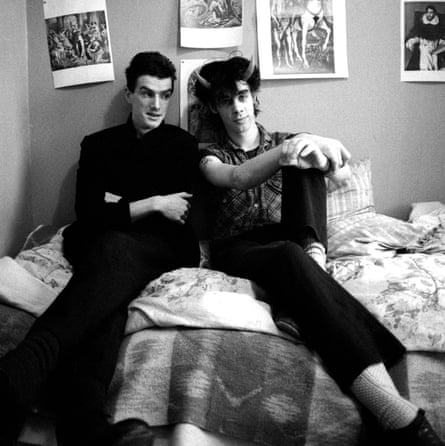 Mick Harvey and Nick Cave in London in 1981
