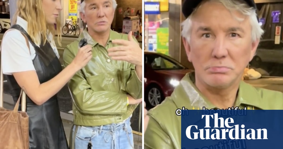 ‘I just didn’t recognise him!’ TikToker interviews Baz Luhrmann without knowing who he is – and they talk group sex