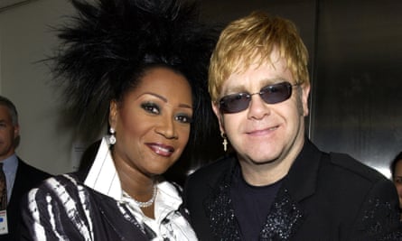 Patti LaBelle Backstage with Elton John at the 12th Annual Rainforest Foundation Concert in 2004